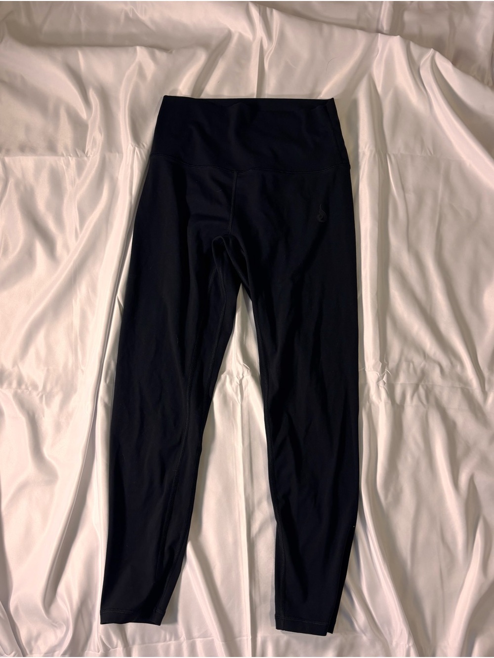 Ryderwear Black High Waisted Full Length Leggings Medium 81% Nylon